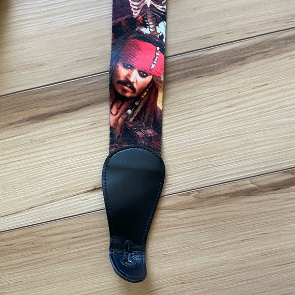 Pirates of the Caribbean - Jack Sparrow - Guitar Strap - Rare! - Picture 2 of 5